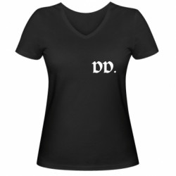 Женские футболки с V-образным вырезом - FATLINE