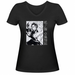 Женские футболки с V-образным вырезом