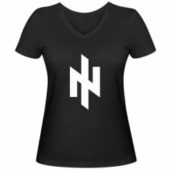 Жіночі футболки з V-подібним вирізом - FATLINE