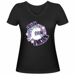 Жіночі футболки з V-подібним вирізом