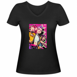 Жіночі футболки з V-подібним вирізом