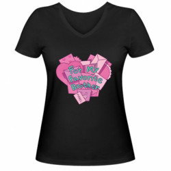 Жіночі футболки з V-подібним вирізом - FATLINE