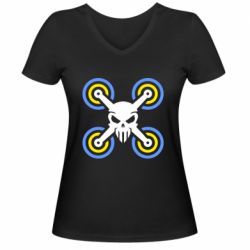 Женские футболки с V-образным вырезом - FATLINE