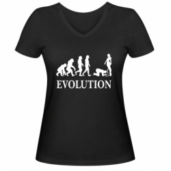 Женские футболки с V-образным вырезом - FATLINE