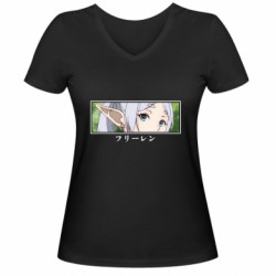 Женские футболки с V-образным вырезом - FATLINE