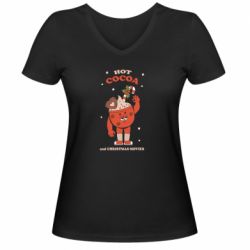 Женские футболки с V-образным вырезом - FATLINE