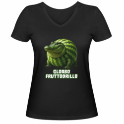 Женские футболки с V-образным вырезом