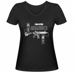 Жіночі футболки з V-подібним вирізом - FATLINE