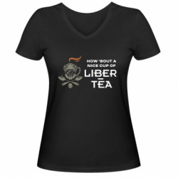 Женские футболки с V-образным вырезом