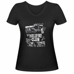 Жіночі футболки з V-подібним вирізом - FATLINE