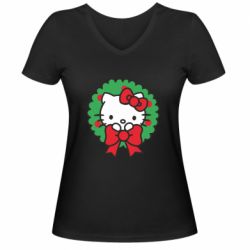 Женские футболки с V-образным вырезом