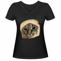 Женские футболки с V-образным вырезом