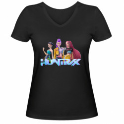 Жіночі футболки з V-подібним вирізом