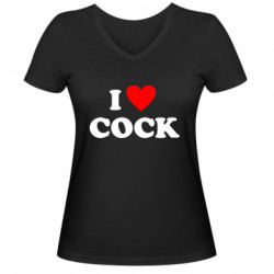 Жіночі футболки з V-подібним вирізом