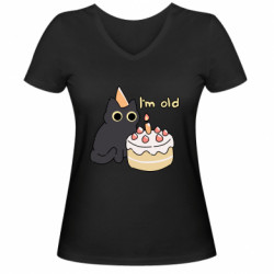 Женские футболки с V-образным вырезом