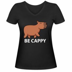 Жіночі футболки з V-подібним вирізом