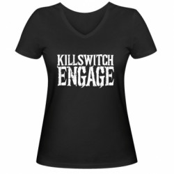 Женские футболки с V-образным вырезом