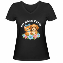 Жіночі футболки з V-подібним вирізом