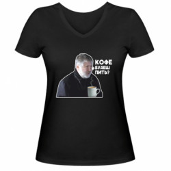 Жіночі футболки з V-подібним вирізом - FATLINE