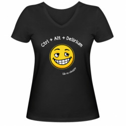 Женские футболки с V-образным вырезом