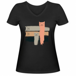 Жіночі футболки з V-подібним вирізом