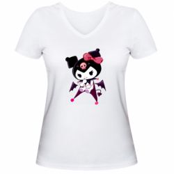 Жіночі футболки з V-подібним вирізом