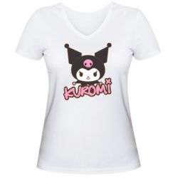 Жіночі футболки з V-подібним вирізом