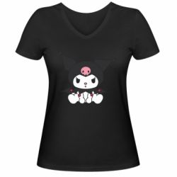 Женские футболки с V-образным вырезом