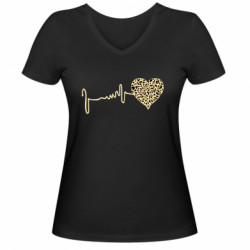 Жіночі футболки з V-подібним вирізом