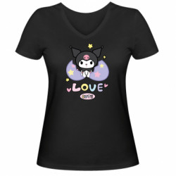 Жіночі футболки з V-подібним вирізом