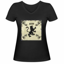 Жіночі футболки з V-подібним вирізом - FATLINE