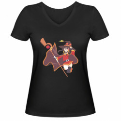 Женские футболки с V-образным вырезом