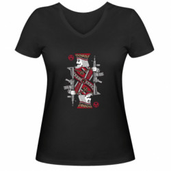 Жіночі футболки з V-подібним вирізом - FATLINE