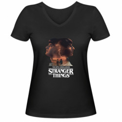 Жіночі футболки з V-подібним вирізом