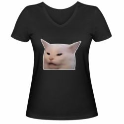 Женские футболки с V-образным вырезом