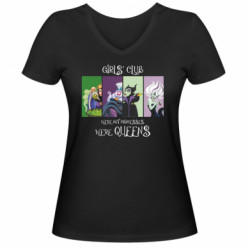 Женские футболки с V-образным вырезом