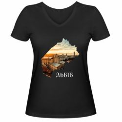 Жіночі футболки з V-подібним вирізом - FATLINE