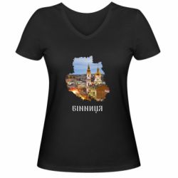 Жіночі футболки з V-подібним вирізом - FATLINE