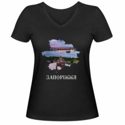 Женские футболки с V-образным вырезом - FATLINE