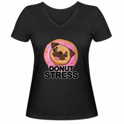 Женские футболки с V-образным вырезом