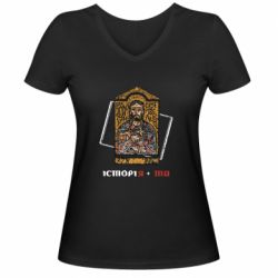 Жіночі футболки з V-подібним вирізом - FATLINE