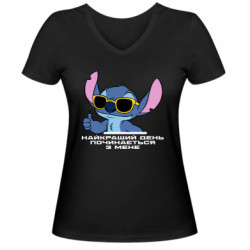 Женские футболки с V-образным вырезом - FATLINE