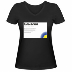 Жіночі футболки з V-подібним вирізом - FATLINE