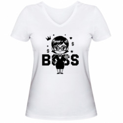 Жіночі футболки з V-подібним вирізом