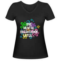 Женские футболки с V-образным вырезом