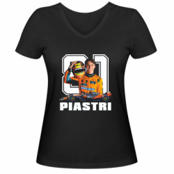 Жіночі футболки з V-подібним вирізом