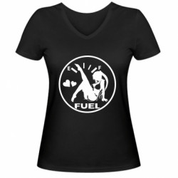 Жіночі футболки з V-подібним вирізом - FATLINE