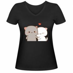 Жіночі футболки з V-подібним вирізом - FATLINE