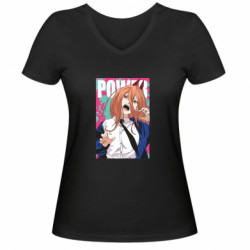 Женские футболки с V-образным вырезом - FATLINE