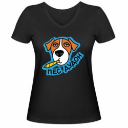 Женские футболки с V-образным вырезом - FATLINE